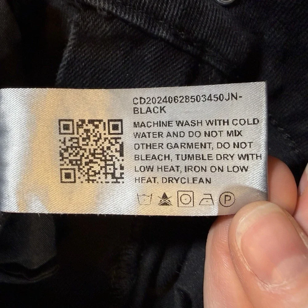 Cider Size Large Womens Black Denim Jeans High Rise Skinny‎ Jeans